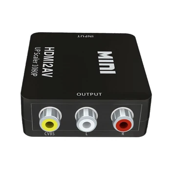 Composite AV Video Converter Adapter MINI HDMI To 3RCA CVBS For TV PS3 VHS VCR DVD Black Drop Shipping
Composite AV Video Converter Adapter MINI HDMI To 3RCA CVBS For TV PS3 VHS VCR DVD Black Drop Shipping