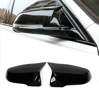 Bright Black ABS Side Rear View Mirror Cover Replacement Ox Horn For-BMW 1 2 Series X1 Z4 F45 F46 F48 F49 2016-2019 
Bright Black ABS Side Rear View Mirror Cover Replacement Ox Horn For-BMW 1 2 Series X1 Z4 F45 F46 F48 F49 2016-2019