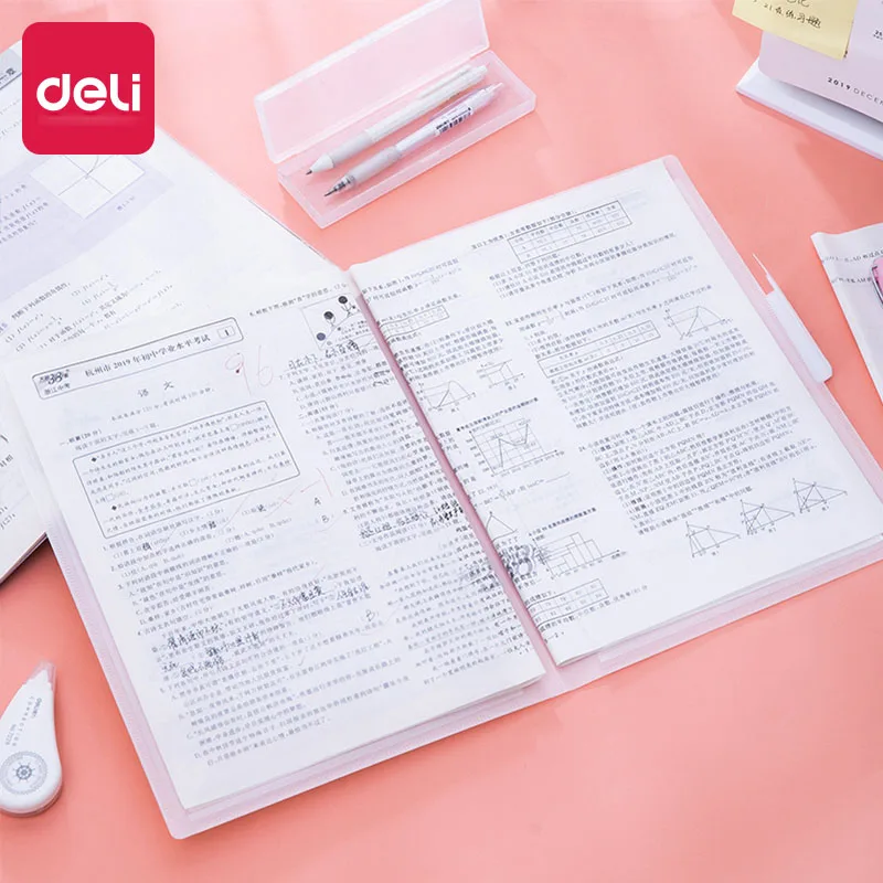 Deli 1PC A3 File Folder Transparent Paper Organize Storage Clips Data Report Book Music Thickened A4 PP Folder Office Supplies
Deli 1PC A3 File Folder Transparent Paper Organize Storage Clips Data Report Book Music Thickened A4 PP Folder Office Supplies