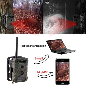 

Digtial Hunting Camera 12MP HD 1080P 940NM 2.0" LCD Chasse Trail Camera MMS GPRS GSM Wild Trap Camcorder IR Night Vision Cam