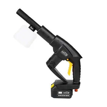 Wireless High Pressure Water Gun 21V 10000mAh Lithium Battery Portable Car Washing Machine Foam Generator Tornado for Karcher
Wireless High Pressure Water Gun 21V 10000mAh Lithium Battery Portable Car Washing Machine Foam Generator Tornado for Karcher
