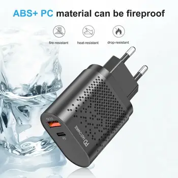 18W PD Fast USB Charger Quick Charge QC3.0 For Phone Adapter for Huawei Tablet Portable Wall Mobile Charger Fast Charger
18W PD Fast USB Charger Quick Charge QC3.0 For Phone Adapter for Huawei Tablet Portable Wall Mobile Charger Fast Charger