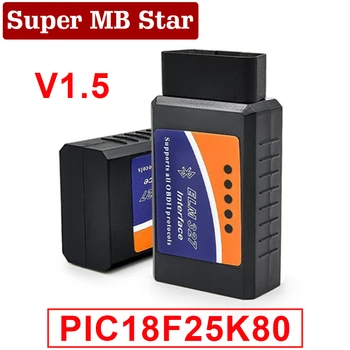 Bluetooth ELM 327 V1.5 With PIC18F25K80 Chip Car OBD2 Scanner OBDII Automotive Code Reader Scan Tools Auto Diagnosis ELM327 V1.5
Bluetooth ELM 327 V1.5 With PIC18F25K80 Chip Car OBD2 Scanner OBDII Automotive Code Reader Scan Tools Auto Diagnosis ELM327 V1.5