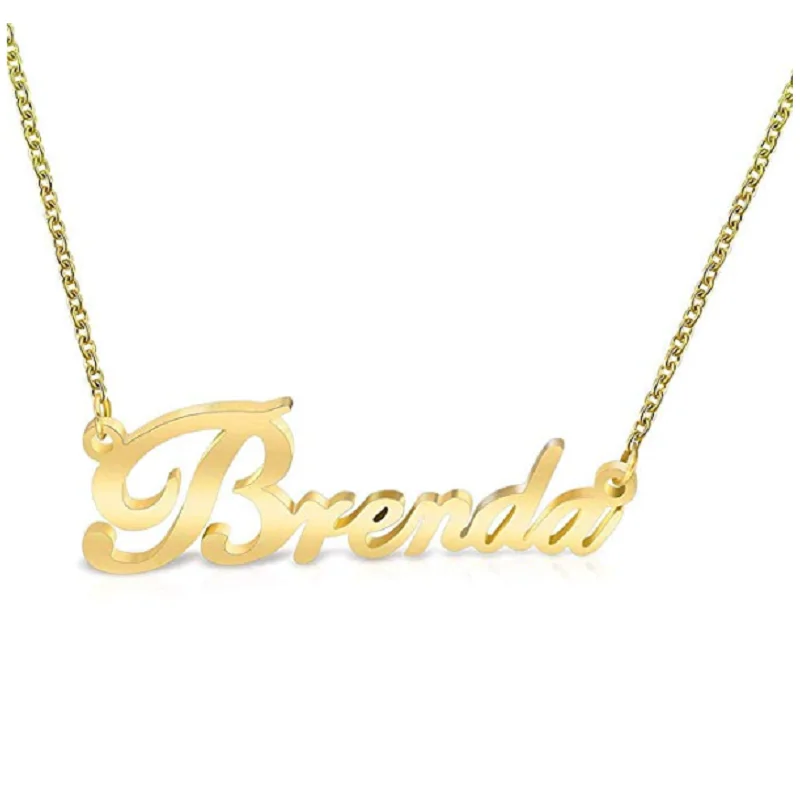 Stainless Steel Custom Name Necklace Gold Letter Choker Personalized Nameplate Pendant Necklaces Women Best Friend Gift
Stainless Steel Custom Name Necklace Gold Letter Choker Personalized Nameplate Pendant Necklaces Women Best Friend Gift