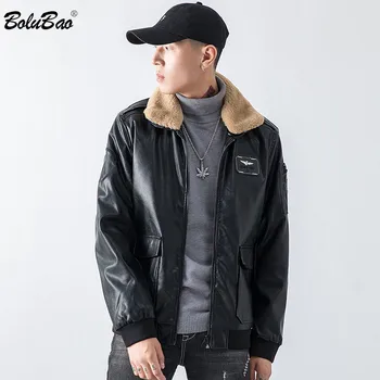 BOLUBAO Fashion Brand Men Leather Jacket Winter Men's Solid Color Wild PU Jackets Coat Windproof Biker Leather Jacket Male
BOLUBAO Fashion Brand Men Leather Jacket Winter Men's Solid Color Wild PU Jackets Coat Windproof Biker Leather Jacket Male