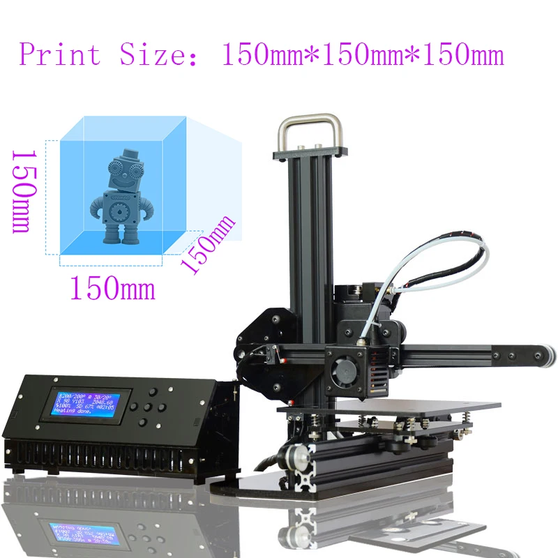Tronxy X1 Mini Desktop Aluminium Profile Portable 3D Printer DIY Kit With Printing Size 150mm*150mm*150mm impressora&drucker 3d
Tronxy X1 Mini Desktop Aluminium Profile Portable 3D Printer DIY Kit With Printing Size 150mm*150mm*150mm impressora&drucker 3d