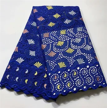 Graceful royal blue embroidery African cotton dry lace fabric for dress VCH29(5yards/pc) multi color
Graceful royal blue embroidery African cotton dry lace fabric for dress VCH29(5yards/pc) multi color