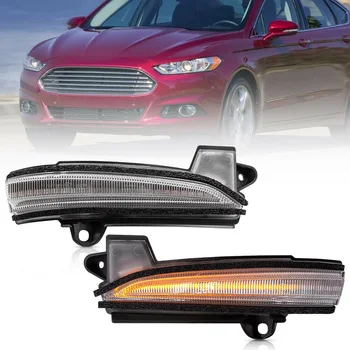 Clear Lens Dynamic Amber LED Side Mirror Blinker Turn Signal Light for 13-17 Ford Fusion
Clear Lens Dynamic Amber LED Side Mirror Blinker Turn Signal Light for 13-17 Ford Fusion