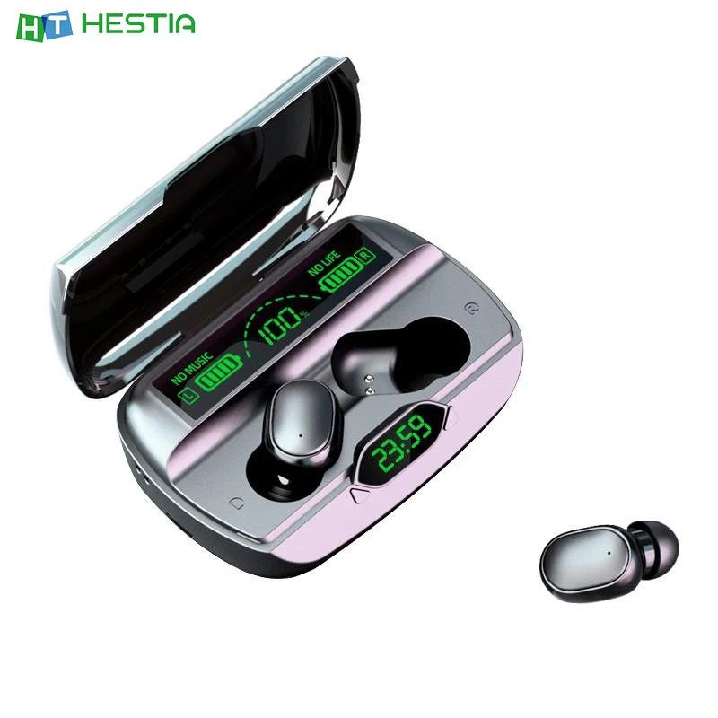 G6 TWS Bluetooth 5.1 Three Power Digital Display Real Breathing Light Touch Bluetooth Headset Charging Clock Auriculares Earbuds
G6 TWS Bluetooth 5.1 Three Power Digital Display Real Breathing Light Touch Bluetooth Headset Charging Clock Auriculares Earbuds