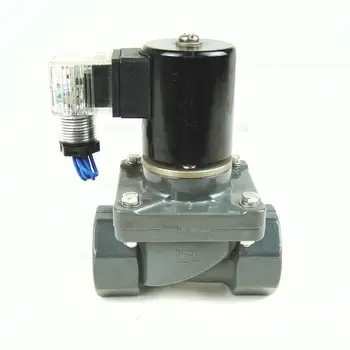 24VDC UPVC CPVC solenoid valve 2/2 way normally closed for Weak acid and base corrosive fluid
24VDC UPVC CPVC solenoid valve 2/2 way normally closed for Weak acid and base corrosive fluid