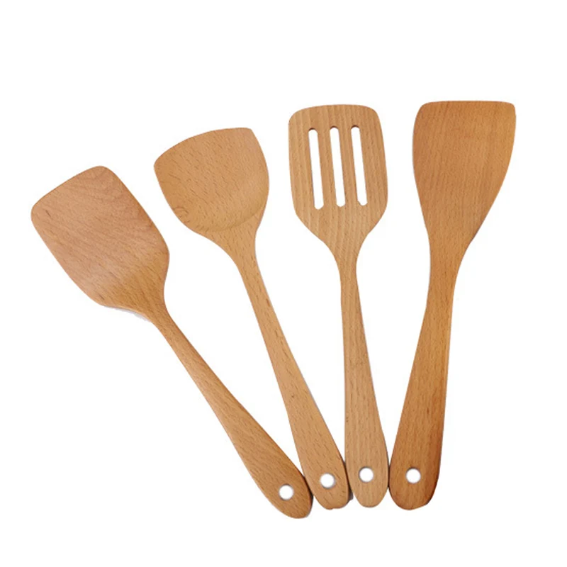 Бамбуковые деревянные кухонные инструменты ложки шпатель деревянная посуда для