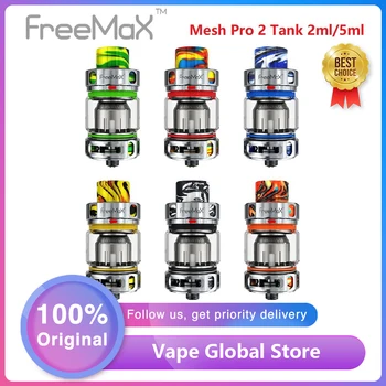 New Original Freemax Mesh Pro 2 Tank 5ml Capacity 510 Thread E-cigarette Vape Atomizer for Freemax Maxus 200W TC Kit Vs Zeus X
New Original Freemax Mesh Pro 2 Tank 5ml Capacity 510 Thread E-cigarette Vape Atomizer for Freemax Maxus 200W TC Kit Vs Zeus X