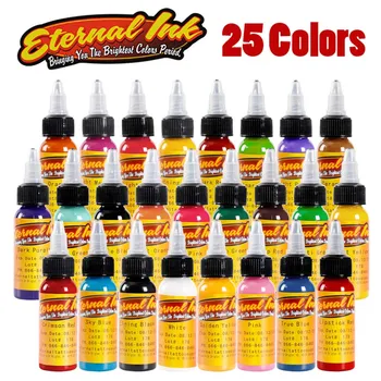 Professional Red Black Blue 25 Color Permanent Tattoo Eternal Ink Set Pigment Eyebrow Makeup Body Arts Paint Tattoo Colour Kit
Professional Red Black Blue 25 Color Permanent Tattoo Eternal Ink Set Pigment Eyebrow Makeup Body Arts Paint Tattoo Colour Kit