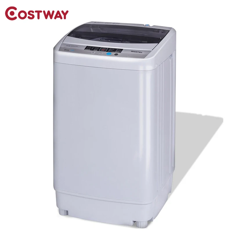 COSTWAY 1.6 Cu.ft Portable Spin Compact Washing Machine Full Automatic Top-loading LED Display Washing Machines EP24021
COSTWAY 1.6 Cu.ft Portable Spin Compact Washing Machine Full Automatic Top-loading LED Display Washing Machines EP24021