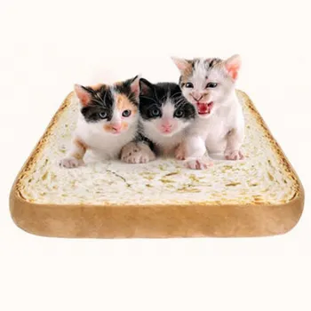 Creative Toast Bread Shape Pet Mat Cushion Sponge Soft Comfortable Pet Dog Cat Pad Pets Mats Pet Supplies 
Creative Toast Bread Shape Pet Mat Cushion Sponge Soft Comfortable Pet Dog Cat Pad Pets Mats Pet Supplies