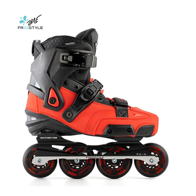 

Original FREESTYLE TT Inline Skates CNC Frame Slalom Sliding Roller Skating Shoes 90A Wearproof Wheel Patines