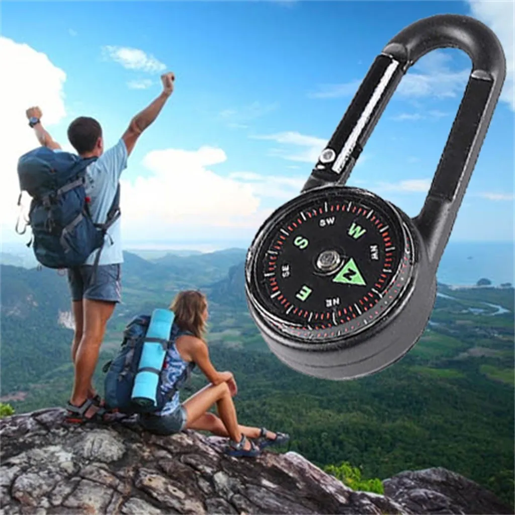 Compass Hiking Equipment Mini Portable Compasse + Carabiner Pointer Guides survival Keychain Climbing brujula tourist navigator
Compass Hiking Equipment Mini Portable Compasse + Carabiner Pointer Guides survival Keychain Climbing brujula tourist navigator