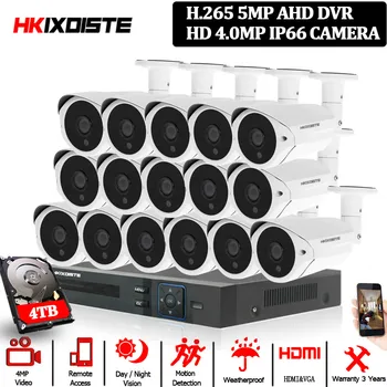 Home CCTV Security Surveillance Camera System Kit 16ch DVR Outdoor Video Security Cameras Waterproof Monitoring Camera Full Set
Home CCTV Security Surveillance Camera System Kit 16ch DVR Outdoor Video Security Cameras Waterproof Monitoring Camera Full Set