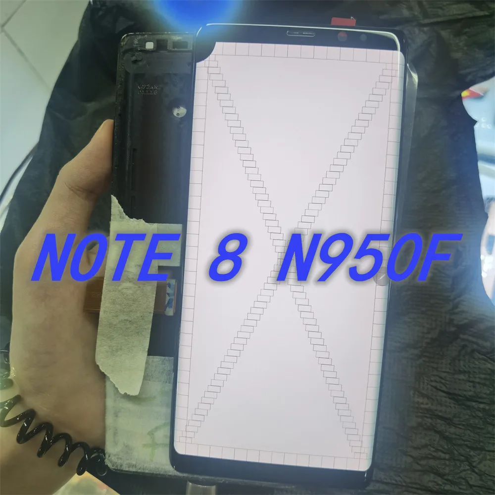 Фото Новый оригинальный ЖК-дисплей N950F для Samsung Galaxy Note 8 дисплей с дефектом Super AMOLED SM-N950A
