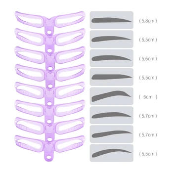 8 In1Thrush Card Handheld Beginner Full Set Of Stereo Eyebrow Card Shaping Balanced Template Eyebrow
8 In1Thrush Card Handheld Beginner Full Set Of Stereo Eyebrow Card Shaping Balanced Template Eyebrow