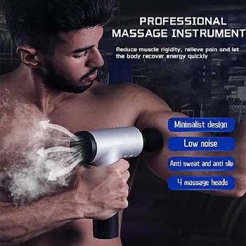 Massage Gun Muscle Relaxation Massager Vibration Gun Vibration Massage Fitness Equipment Noise Reduction Design Brushless Motor 
Massage Gun Muscle Relaxation Massager Vibration Gun Vibration Massage Fitness Equipment Noise Reduction Design Brushless Motor