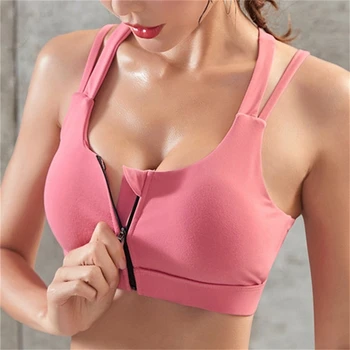 Women Zipper Casual Bra Shockproof Gathered Together Body Shaper Push Up Female U Back Padded Bras Vest Underwear
Women Zipper Casual Bra Shockproof Gathered Together Body Shaper Push Up Female U Back Padded Bras Vest Underwear