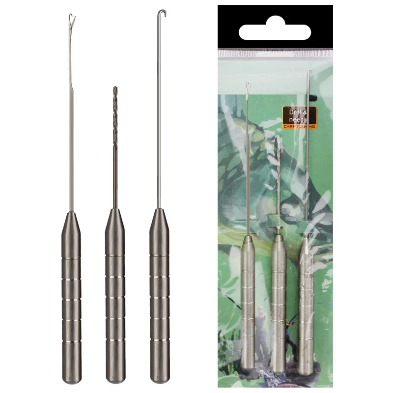 Authority And Crochet Hook Set Fishing Knot Safety Pin Hole Drilling Three-piece Set Pill-Shaped with Tongue Wear Bait Drag Hook
Authority And Crochet Hook Set Fishing Knot Safety Pin Hole Drilling Three-piece Set Pill-Shaped with Tongue Wear Bait Drag Hook