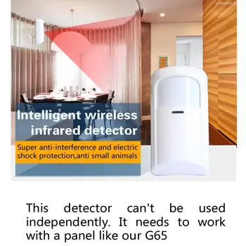 Wireless Passive Infrared Detector Wide Angle PIR Security Alarm For Wifi / GSM Alarm System
Wireless Passive Infrared Detector Wide Angle PIR Security Alarm For Wifi / GSM Alarm System