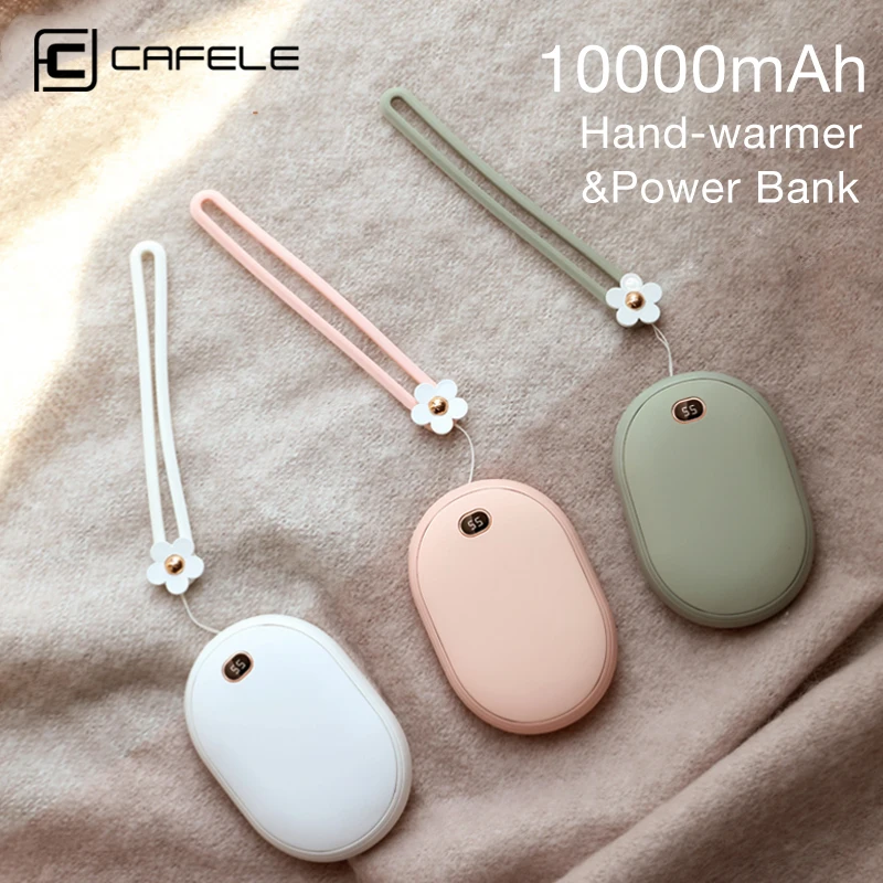 CAFELE 10000mAh Power Bank & Hand Warmer Portable Mobile Phone Charger External Battery For iPhone Samsung Huawei Xiaomi Oneplus
CAFELE 10000mAh Power Bank & Hand Warmer Portable Mobile Phone Charger External Battery For iPhone Samsung Huawei Xiaomi Oneplus