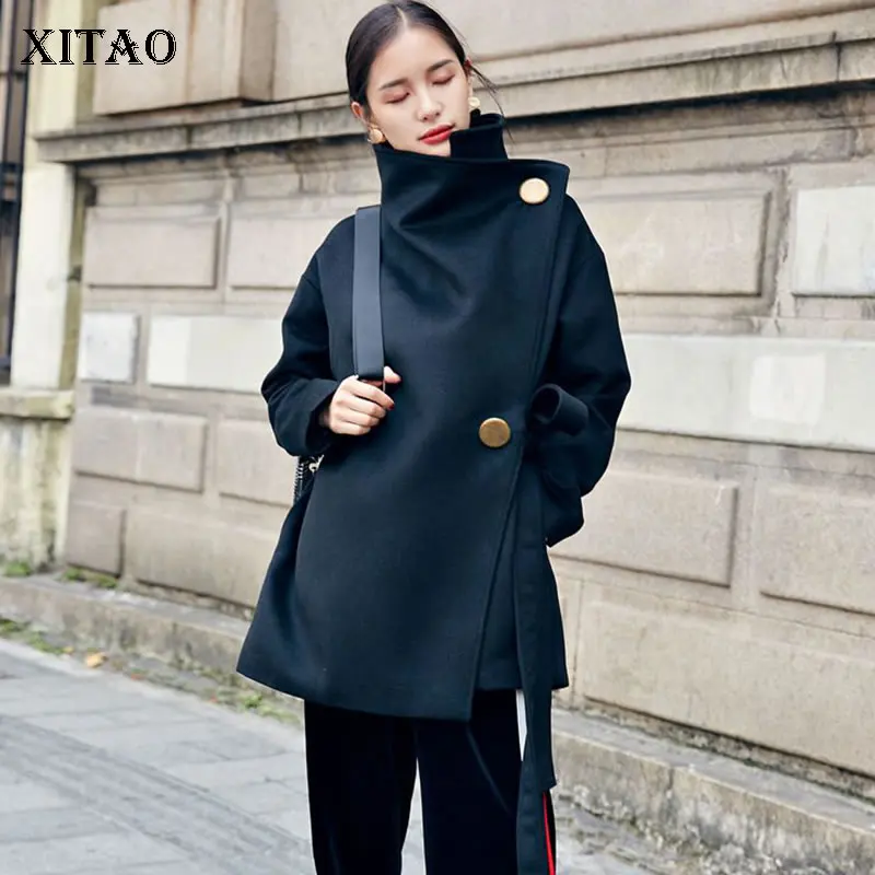 XITAO Bow Black Single Button Blends Women Fashion New 2019 Autumn Long Pocket Elegant Small Fresh Street Style Blends WLD2967
XITAO Bow Black Single Button Blends Women Fashion New 2019 Autumn Long Pocket Elegant Small Fresh Street Style Blends WLD2967