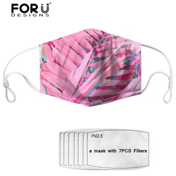 FORUDESIGNS Fashion Palm Trees 3D Pattern Women Pink Mask Non-disposable Elastic Mouth Cover Face Mask with 7 Filters mascaras
FORUDESIGNS Fashion Palm Trees 3D Pattern Women Pink Mask Non-disposable Elastic Mouth Cover Face Mask with 7 Filters mascaras