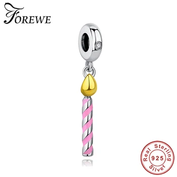 Forewe New Arrival Cute Pink Enamel Candle Charm Dangle Fit Original Bracelet Pendant Fashion Silver DIY Jewelry Making
Forewe New Arrival Cute Pink Enamel Candle Charm Dangle Fit Original Bracelet Pendant Fashion Silver DIY Jewelry Making