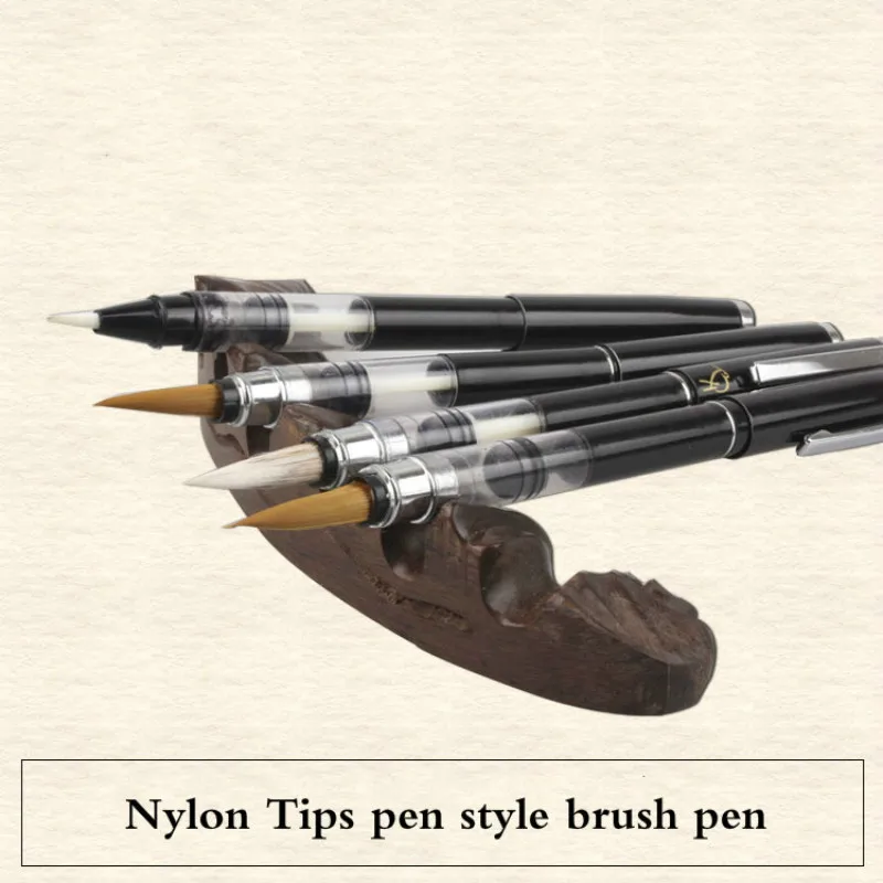 4pcs Calligraphy Brush Water Absorbing Storing Ink Pen Type Nylon Tips Tap Water Beginners Calligraphy Brush Writing Stationery
4pcs Calligraphy Brush Water Absorbing Storing Ink Pen Type Nylon Tips Tap Water Beginners Calligraphy Brush Writing Stationery