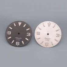 Nh35 dial 28.5mm dia Black White Watch dail l for NH35 4R35 movement fit Seiko SKX007 SKX009 Turtle Crown at 3.0/4.1 watch case
Nh35 dial 28.5mm dia Black White Watch dail l for NH35 4R35 movement fit Seiko SKX007 SKX009 Turtle Crown at 3.0/4.1 watch case