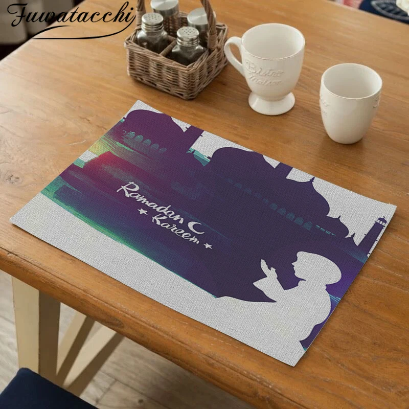 Fuwatacchi Colorful Placemat Tableware Eco Durable Polyester Linen and Cotton Placemat Tea Party Decorations Home Accessories
Fuwatacchi Colorful Placemat Tableware Eco Durable Polyester Linen and Cotton Placemat Tea Party Decorations Home Accessories