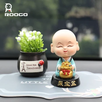 Roogo Little Monk Ornaments Shaking Head For Car Decor Cute Home Decoration Accessories Resin Mini Figurines Kid Birthday Gift
Roogo Little Monk Ornaments Shaking Head For Car Decor Cute Home Decoration Accessories Resin Mini Figurines Kid Birthday Gift