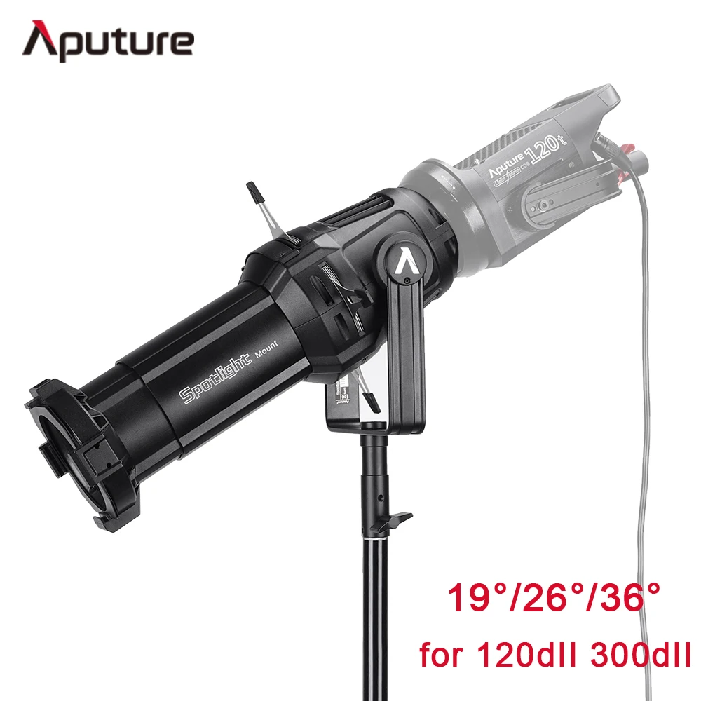Aputure 19° 26° 36° Bowens Spotlight Mount Set modifiers for 300d II 120d II lighting fit Bowens mount lights
Aputure 19° 26° 36° Bowens Spotlight Mount Set modifiers for 300d II 120d II lighting fit Bowens mount lights