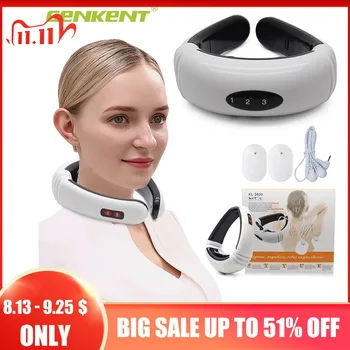 Electric Pulse Neck Massager Cervical Vertebra Impulse Massage Magnetic Therapy Relief Pain Tool Health Care Relaxation
Electric Pulse Neck Massager Cervical Vertebra Impulse Massage Magnetic Therapy Relief Pain Tool Health Care Relaxation