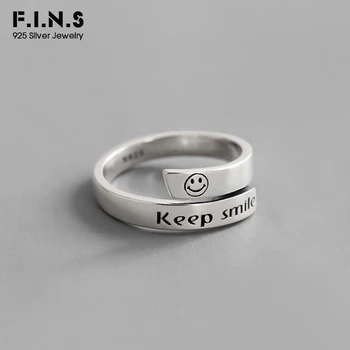 F.I.N.S Korean S925 Sterling Silver Ring Retro Smile Face Rings for Women Double Layer Silver 925 Female Ring Accessories
F.I.N.S Korean S925 Sterling Silver Ring Retro Smile Face Rings for Women Double Layer Silver 925 Female Ring Accessories