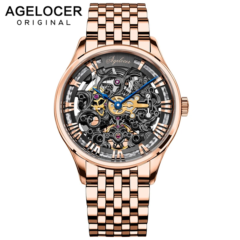 AGELOCER 2019 New Collection Self-wind Sapphire watch Gold Skeleton Swiss Luxury Design Men Watch Top Brand Automatic Watch
AGELOCER 2019 New Collection Self-wind Sapphire watch Gold Skeleton Swiss Luxury Design Men Watch Top Brand Automatic Watch