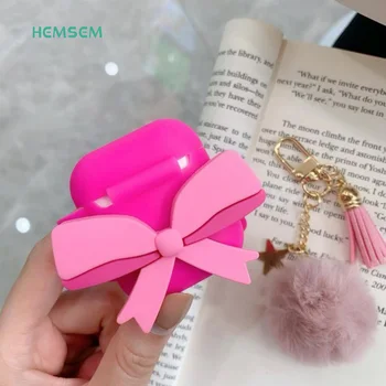 Cartoon Cute Girl Babi Pink Bow Silicone Cases For Apple Airpods 2 3 pro Cartoon Protective Cover Bluetooth Earphone Headset Bag 
Cartoon Cute Girl Babi Pink Bow Silicone Cases For Apple Airpods 2 3 pro Cartoon Protective Cover Bluetooth Earphone Headset Bag