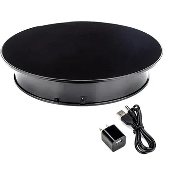 UNTCENT 5KG 30cm Black velvet top electric rotating display turntable ideal jewelry model product photography display stand
UNTCENT 5KG 30cm Black velvet top electric rotating display turntable ideal jewelry model product photography display stand