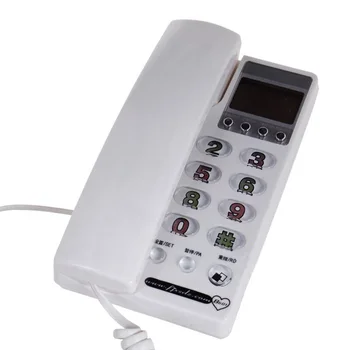 Retro Phone Telephone Button Dial Fixed Landline with FSK / DTM Dual System, Caller ID, Wall Mounted, for Hotel Business Home
Retro Phone Telephone Button Dial Fixed Landline with FSK / DTM Dual System, Caller ID, Wall Mounted, for Hotel Business Home