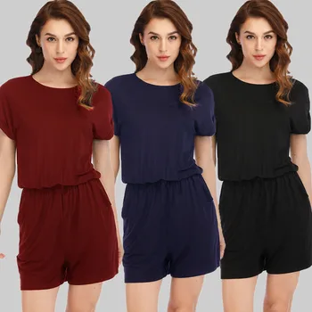 Summer Womens Playsuit One Piece Short Jumpsuit Ladies Loose Sexy Bodysuit Jumpsuit Casual Home Wear Strapless Girls Hot Romper
Summer Womens Playsuit One Piece Short Jumpsuit Ladies Loose Sexy Bodysuit Jumpsuit Casual Home Wear Strapless Girls Hot Romper