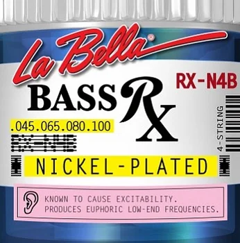 Rx-n4b Rx-nickel string kit for bass guitar, Nickel Plated, 45-100, La Bella
Rx-n4b Rx-nickel string kit for bass guitar, Nickel Plated, 45-100, La Bella