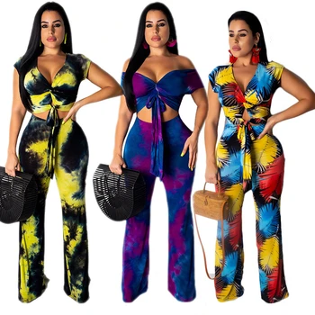 SZMALL Fashion New 2PCS Women Set Short Sleeve Crop Tops +High Waist Full Pants Female Sets Print Clothing For Lady
SZMALL Fashion New 2PCS Women Set Short Sleeve Crop Tops +High Waist Full Pants Female Sets Print Clothing For Lady