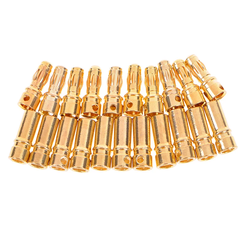 10Pair 3.5mm Gold-plated Bullet Banana Plug Connector For RC Motor Battery Connector Male+Female
10Pair 3.5mm Gold-plated Bullet Banana Plug Connector For RC Motor Battery Connector Male+Female