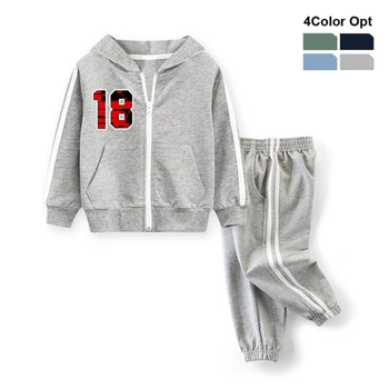 Boys Girl Tracksuit Toddler Kids Baby Hood Hoodie Sweat Coat Sport Long Pants Trousers Children Running Zip Clothes Set vff
Boys Girl Tracksuit Toddler Kids Baby Hood Hoodie Sweat Coat Sport Long Pants Trousers Children Running Zip Clothes Set vff