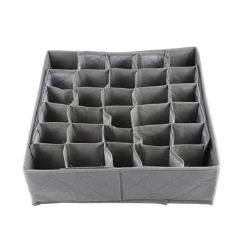 30 Grid Slot Bamboo Charcoal Underwear Ties Socks Drawer Closet Organizer Storage Box Fit For Collection
30 Grid Slot Bamboo Charcoal Underwear Ties Socks Drawer Closet Organizer Storage Box Fit For Collection