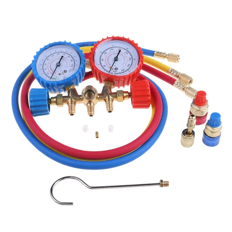 Refrigerant Manifold Gauge Set Air Conditioning Tools + Refrigerant Testing Charging Evacuation for Air Condition Refrig
Refrigerant Manifold Gauge Set Air Conditioning Tools + Refrigerant Testing Charging Evacuation for Air Condition Refrig